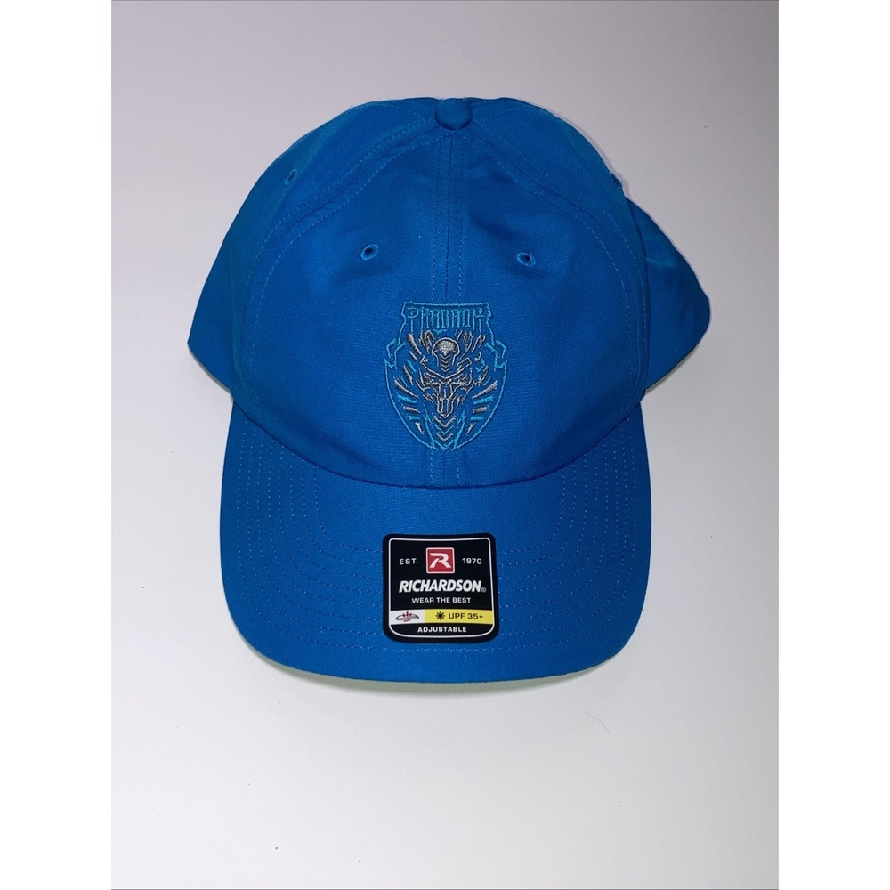Blue‎ Pharaoh New Hat Richardson Brand Blue/Siver Adjustable Hook Loop Vented